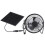 4 Inch Solar Exhaust Fan Mini Ventilator Sun Panel Powered Fan Cooling Ventilation USB Solar Powered Panel for Home Office 1