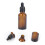 27Pck Refillable Glasflaschen Mit Tropfer Leere Flaschen Kaffeefarbe 9