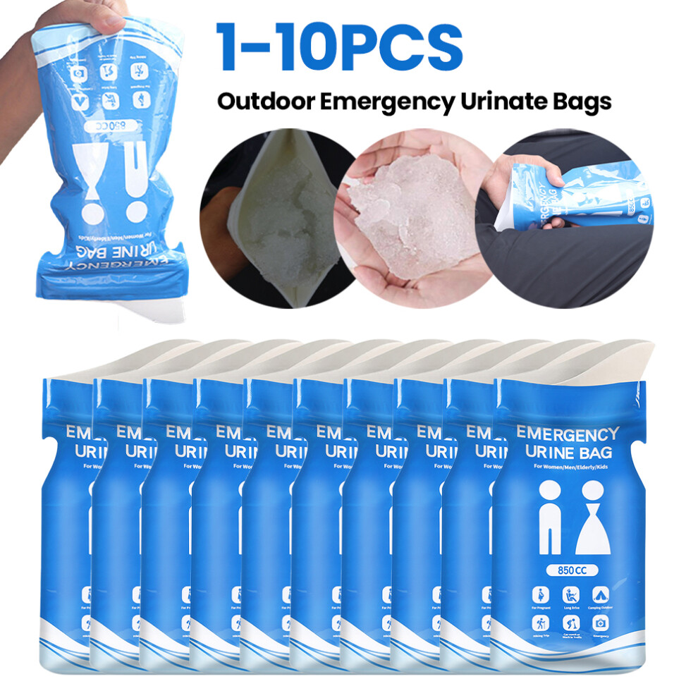 Disposable Urinal Bag Outdoor Emergency Urinate Bags Leakproof Vomit Bags Self Sealing Car Pee Bags for Pregnant Patient Kids
