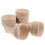 250Pcs Khaki Pulp Cups Small Dessert for Ice Cream 11