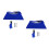 2Sets Durable Cylinder Holder ABS Steel Wall Mount for Plants 3