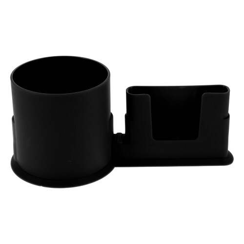 3Pcs Plastic Paddle Board Cup Holder Black - Kayak Drink & Phone Mount 2
