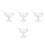 4Ensembles Bols Glacés Transparent Design Polyvalent 4