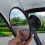 360 Degrees Rotatable Car Mirror Plastic Suction Cup Windshield Auxiliary Observe Mirror Security Protection 4