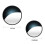 360 Degrees Rotatable Car Mirror Plastic Suction Cup Windshield Auxiliary Observe Mirror Security Protection 5