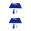 2Sets Durable Cylinder Holder ABS Steel Wall Mount for Plants 7