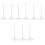 9Pcs Doll Display Rack Stands Clear Doll Brackets for Figures Storage 3