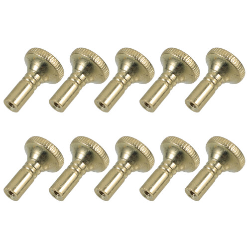 30Pcs Lamp Turn Switch Knobs Replacement Iron Golden Screw on Durable 1