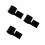 3Pcs Plastic Paddle Board Cup Holder Black - Kayak Drink & Phone Mount 9