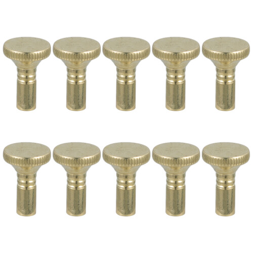30Pcs Lamp Turn Switch Knobs Replacement Iron Golden Screw on Durable 2