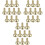 30Pcs Lamp Turn Switch Knobs Replacement Iron Golden Screw on Durable 5