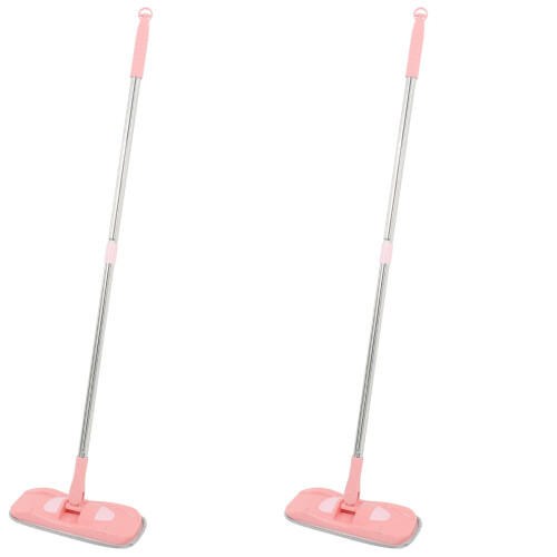 2Stk Kinderputz Spielzeug Rosa Sicherer Kunststoff Moppset