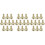30Pcs Lamp Turn Switch Knobs Replacement Iron Golden Screw on Durable 6