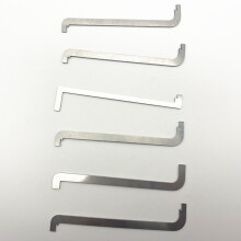 high quality practical locksmith tool 6 pieces / kit replacement turning tool / double head tension wrench tool