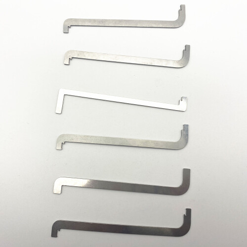 high quality practical locksmith tool 6 pieces / kit replacement turning tool / double head tension wrench tool