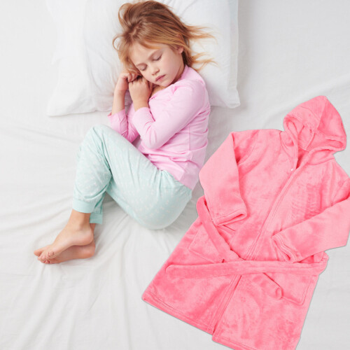Pyjama Peignoir Flanelle Rose Pour À 2