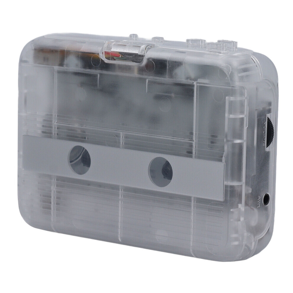Transparent Bluetooth Cassette Player Usb & Aa Powered With Headphone 4048437620909