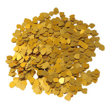 2000Pcs Golden Heart Sequin Confetti for Wedding Table Decoration