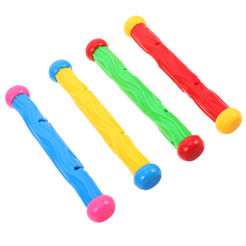 20Pcs Assorted Color Toddler Pool Toys Durable Plastic Diving Sticks 2