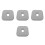4Pcs Ergonomic Grey Ear Pillow with Hole for Piercing Support and Care 1