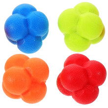 4pcs Agility Training Balls Hexagonal Reflex Ball Reaction Training For Sports Equipment Hand Eye Coordination For Boys And Girls