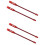 4Stk Fahrrad V Bremsbogen Rohr Rot Elastisch Robust 6