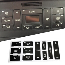 For Audi A2 A3 A8L Stickers Car Air Conditioning Control Switch Button Repair Stickers