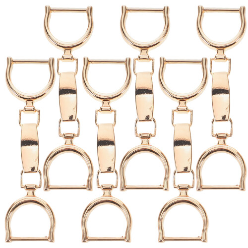 18Pièces Boucles Métalliques Dorées Pour Chaînes De Ceintures Sacs 2