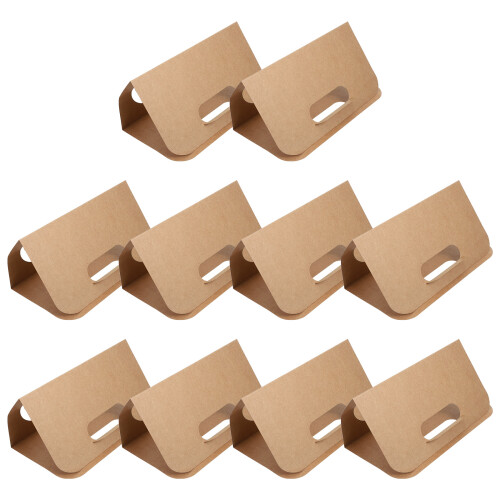 20Pièces Support À Double Usage En Papier Kraft 2