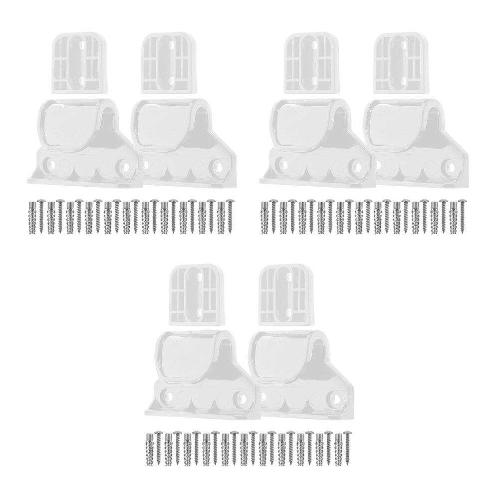 3Sets Versatile Plastic Baby Gate Replacement Parts For Car White Villcase