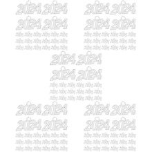 250Pcs Alloy 2024 Charms Bulk for DIY Jewelry New Year Crafts