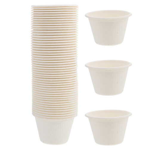 250Pièces Coupelles En Papier Pulpe Pour Glace Yaourt 1