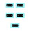 5Pcs Integrated PVC Fin Box Slot Repair Patch Light Use 1