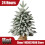 Christmas Tree Mini Small Desktop Christmas Tree Ornaments Simulation Cedar Tree PE Flocked Small Tree Desktop Decoration 1