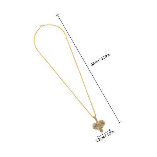 Ornement Miroir Auto Pendentif Strass Alliage Design Élégant 1