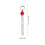 2Pcs Red Car Static Strap Heavy Duty Metal Ground Cable 2