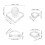 4Pcs Crystal Eyeshadow Powder Pressing Stamp Portable Makeup Accessory 2