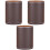 3Stk Leder Pen Holder Multifunktionaler Schreibtisch Organizer 4