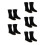 5Paires Bottes -Mollet Hommes Hanfu Confortables 5