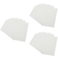 30Pcs White Sublimation Metal Boards Aluminum for Photo Transfer