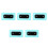 5Pcs Integrated PVC Fin Box Slot Repair Patch Light Use 8