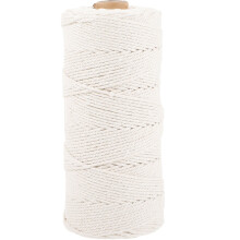 Craft Cord White 1 Roll 15.5x7cm 200m Length