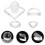 4Pcs Crystal Eyeshadow Powder Pressing Stamp Portable Makeup Accessory 9