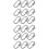18Pcs Silver Metal Quick Link Chain Connectors Threaded Locking Links 7