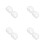 8Pcs Inflatable Hat Shaper Supports White PVC Hat Holder for Display 1