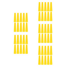 50Pcs Yellow Plastic Bobbins for Sewing Kit and Yarn Winding Projects