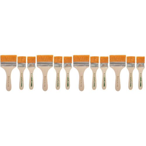 24Pcs Portable Painting Brushes Assorted Color Durable and Ergonomic