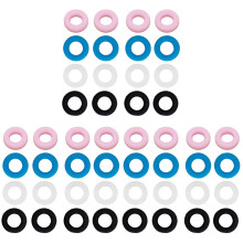 48Pairs Lightweight Silicone Glasses Frame Holders Assorted