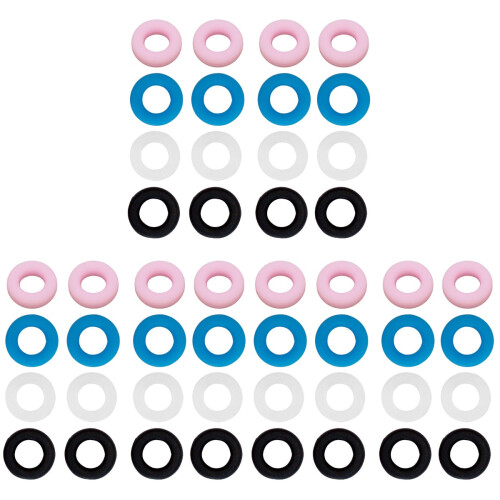 48Pairs Lightweight Silicone Glasses Frame Holders Assorted