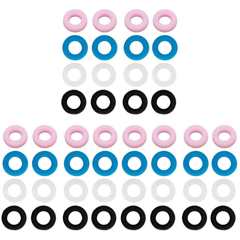 Ohphcall 48Pairs Lightweight Silicone Glasses Frame Holders Assorted
